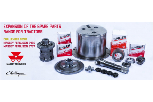 Challenger 685D, Massey Ferguson 8480 and Massey Ferguson 8737 tractors spares