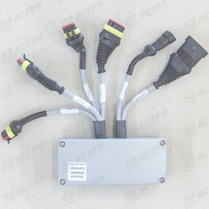 Cable loom half-width shut-off - 2xmotor