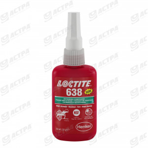 Анаеробний фіксатор високої міцності (до 0,25 мм) Loctite 638 - 50 мл