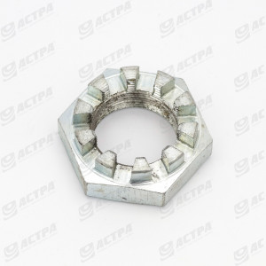 Гайка M33x1.5x10 шестигранна корончаста