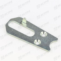 Support plate scraper HM spring-loaded