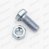 Болт бича (з гайкою) M12x30 DIN933 10,9