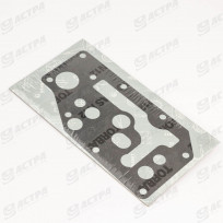Cardboard block of seals of valves